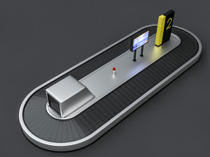 airport luggage model Modèle 3D