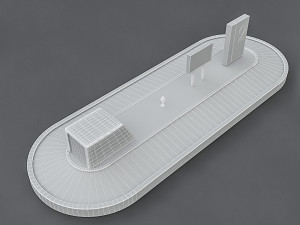 airport luggage model 3D Model