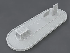 airport luggage model 3D Model