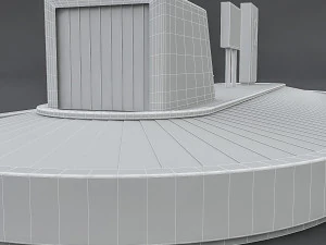 airport luggage model 3D Model
