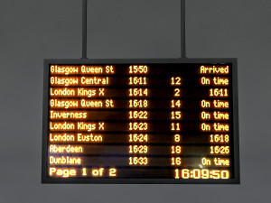 airport digital signage Modello 3D