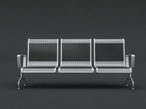 airport chairs 3Dモデル