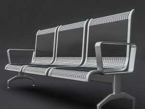 airport chairs 3Dモデル