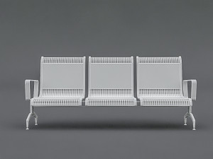 airport chairs 3Dモデル