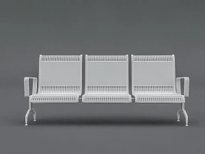 airport chairs 3D Model