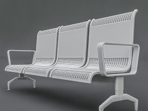 airport chairs 3Dモデル