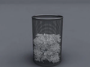 Modello 3D dei rifiuti Modello 3D