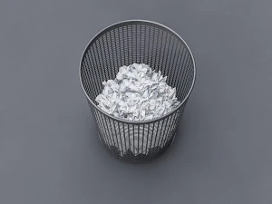 3d trash model 3D Model