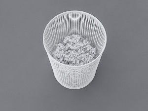 3d trash model 3D Model