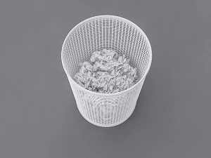 3d trash model 3D Model