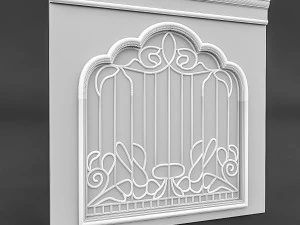 classical window and door 3D Model