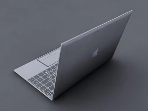 3d low poly laptop 3D Model