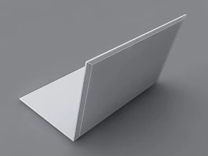 3d low poly laptop 3D Model