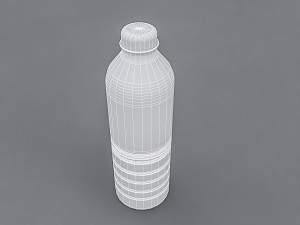 plastic water bottle 3D मॉडल