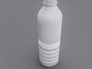 plastic water bottle 3D मॉडल