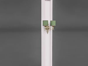 column and decorative lamp 02 3D Model