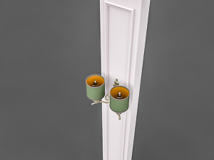 column and decorative lamp 02 3D Модель
