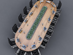 meeting table 02 Modelo 3D