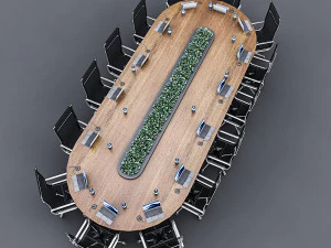meeting table 02 3D Model