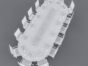 meeting table 02 Modelo 3D