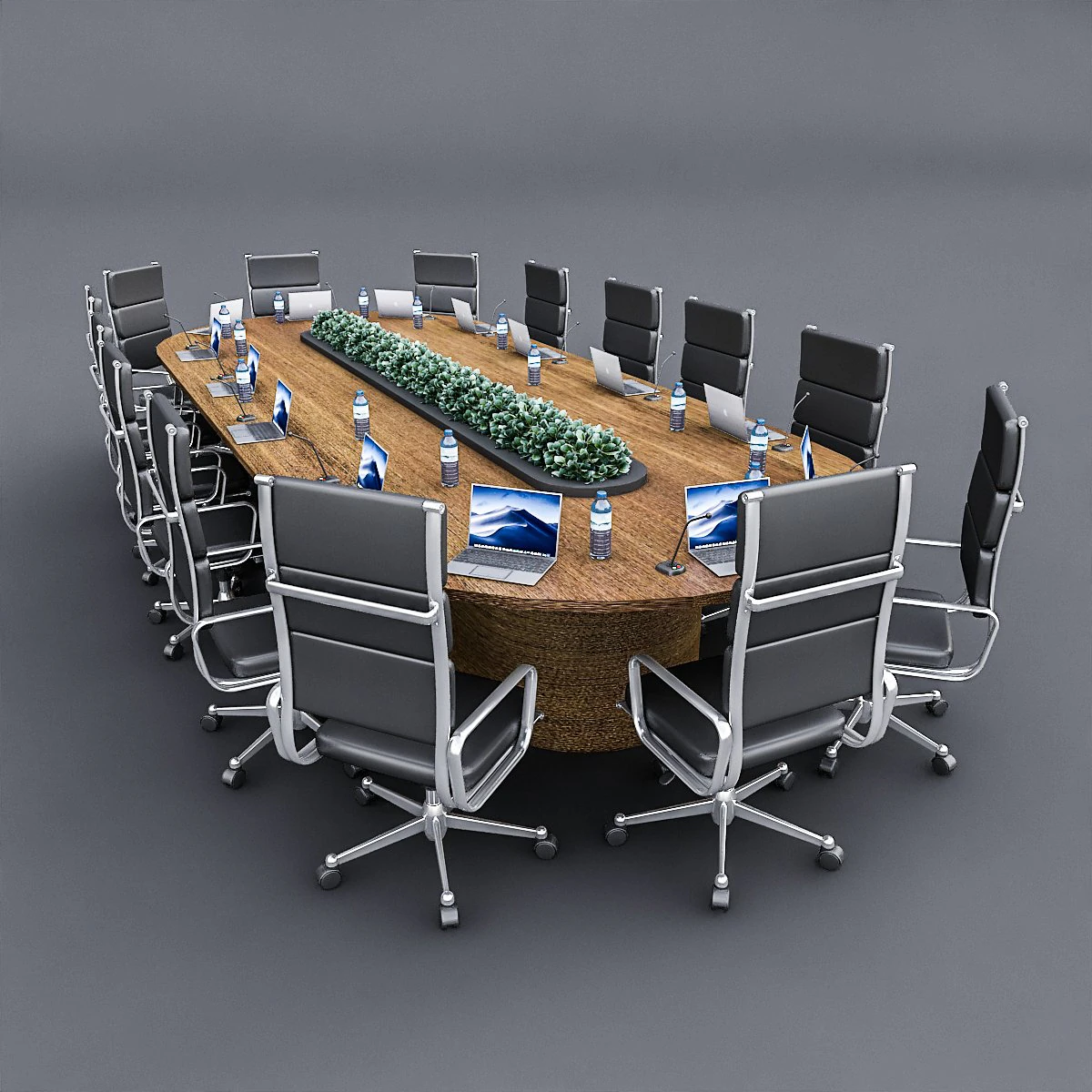 meeting table 04 3D Model .c4d .max .obj .3ds .fbx .stl .blend 