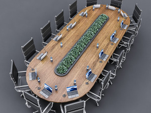 meeting table 04 Modello 3D