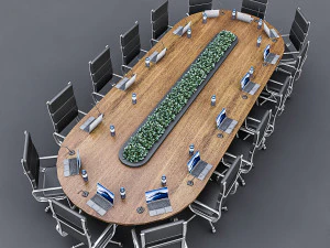 meeting table 04 3D Model