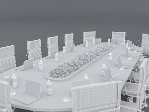 meeting table 04 Modello 3D