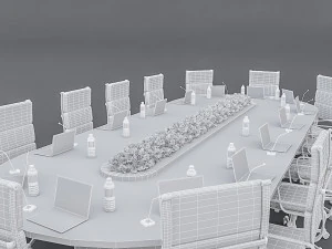meeting table 04 3D Model