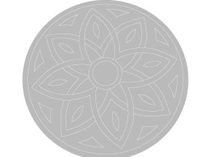 marble navel pattern 3D Model