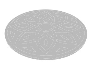 marble navel pattern 3D 모델