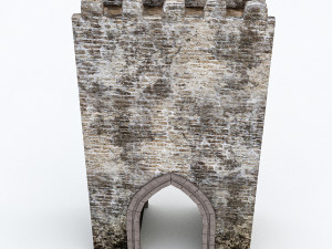 castle gate 3D Model