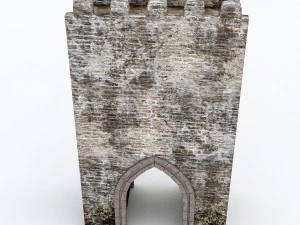 castle gate 3D Model