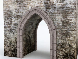 castle gate 3D Model