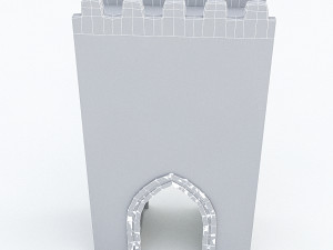 castle gate 3D Модель