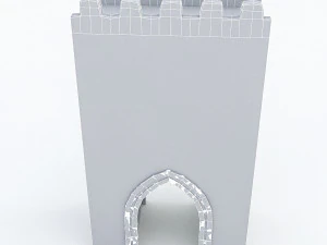 castle gate 3D Model