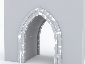 castle gate 3D Модель