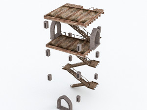castle pack part1 3D Модель