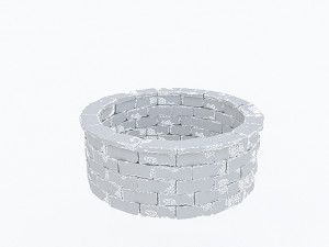 the old stone well 3D Model