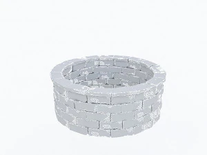 the old stone well 3D Model