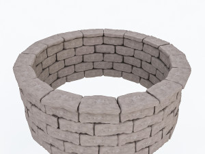 the old stone well 3D Model
