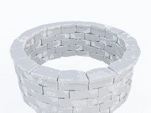the old stone well 3D Model