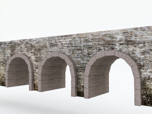old stone bridge 3D Model