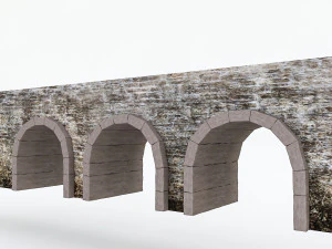old stone bridge 3D Model