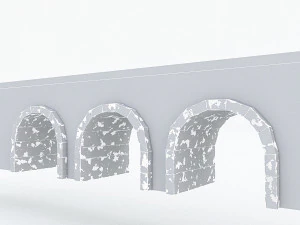 old stone bridge 3D Model