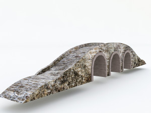 old stone bridge 02 3D Model