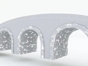 old stone bridge 02 3D Model