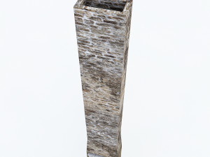 old stone fireplace 3D Model