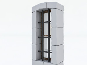 old stone window 3D Model