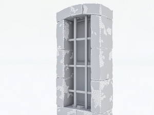 old stone window 3D Model